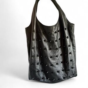Alexander Wang Hilary hobo studded shoulder bag in black